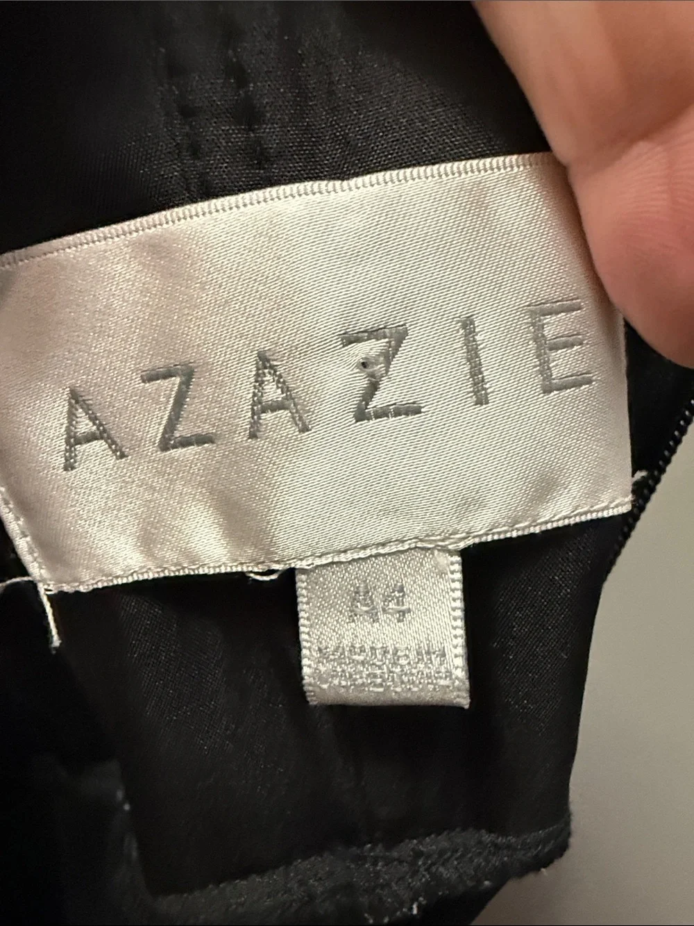 NWT Azazie Mika Stretch Satin Dress Size 4